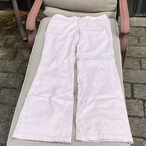 Banana Republic Light Pink Cotton Pants, Size 10L